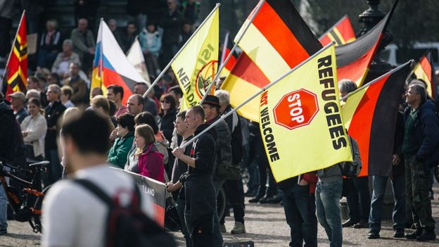 Protestas contra inmigrantes