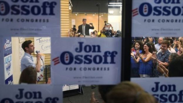 Mgombea wa Republican Jon Ossoff baada ya ushindi wake