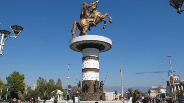 Ponto turístico da Macedônia