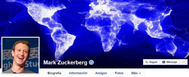 página web oficial de Mark Zuckerberg.