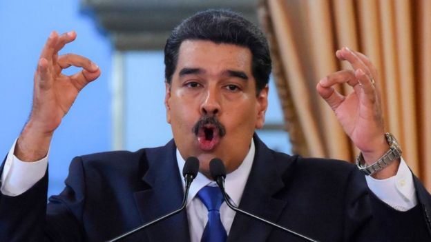 Maduro dijo que la ayuda enviada a Venezuela por EE.UU. es "un regalo podrido" Foto: AFP