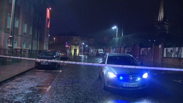 Roads cordoned off in Londonderry