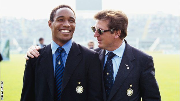 Roy Hodgson and Paul Ince at Inter Milan
