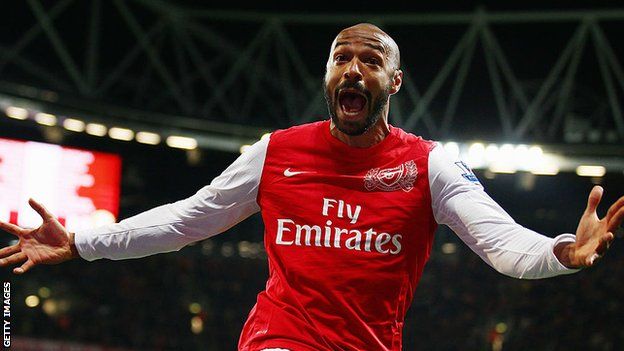 Former Arsenal striker Thierry Henry