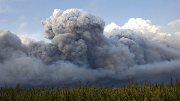 Nasa Releases Satellite Pics Of Fort McMurray Wildfire - BBC Newsround