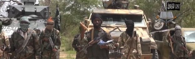 Boko Haram militant pictured in 2014