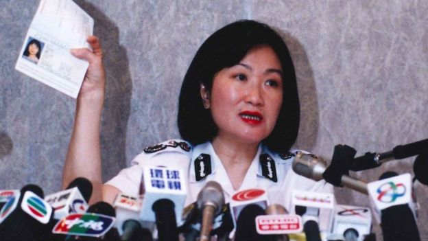 Regina Ip as Director of Immigration in the 1990s