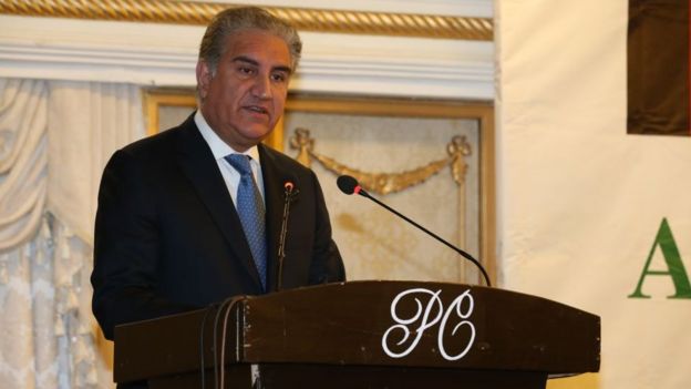 பாகிஸ்தான் வெளியுறவு அமைச்சர் ஷா மஹ்மூத் குரேஷி