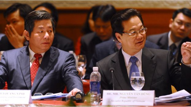 Ông Bùi Quang Vinh, nguyên Bộ trưởng Kế hoạch và Đầu tư và Cựu thủ tướng Nguyễn Tấn Dũng