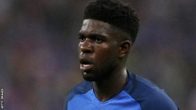 Samuel Umtiti, 26, angependa kumalizia taaluma yake ya soka katika Nou Camp