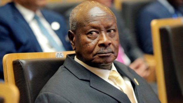 Madaxweynaha Uganda Yoweri Museveni