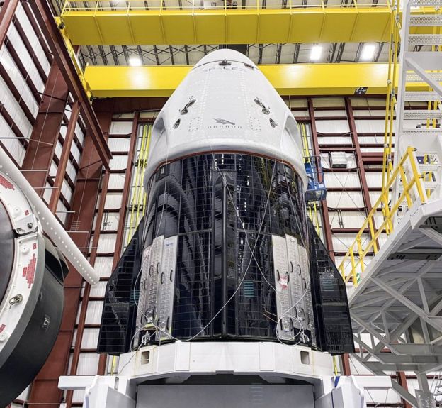 La nave Crew Dragon de SpaceX