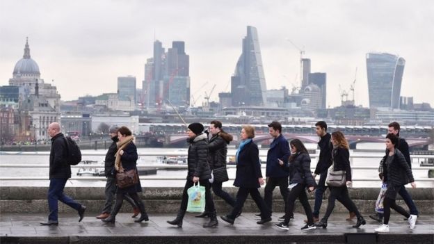 Empleados en Londres