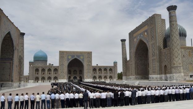 Samarkand's historic Registan square