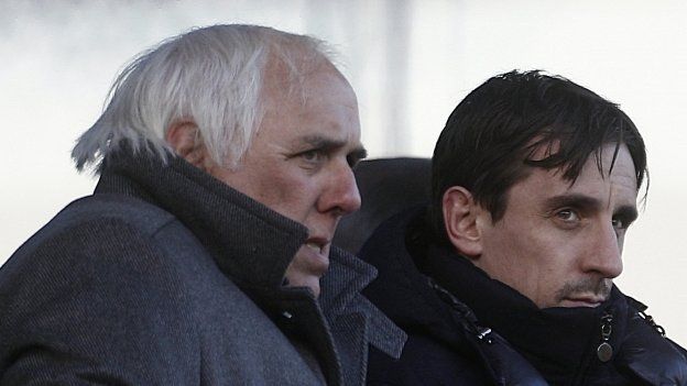 Neville Neville and his son Gary