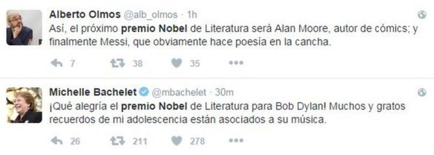 Posts de Twitter