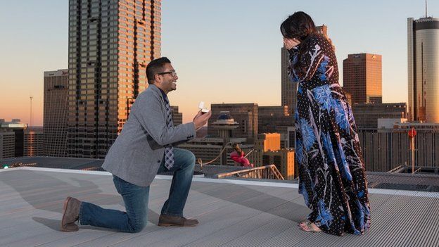 After meeting the love of her life on Twitter, Sumita Dalmia was still surprised when her boyfriend Anuj used the social media platform to arrange their engagement.