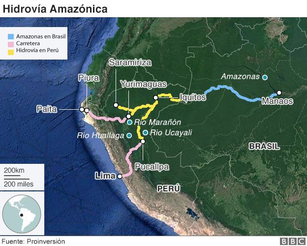 Hidrovía en Amazonia peruana amenaza a comunidades nativas 