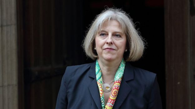 Theresa May in 2012