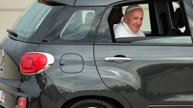 Pope in Fiat