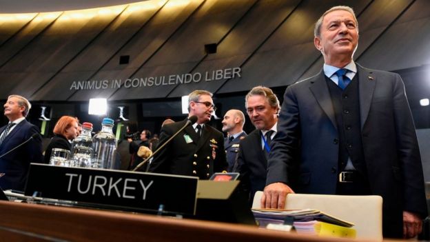 Savunma Bakanı Hulusi Akar 24 Ekim'de NATO Savunma Bakanları toplantısına katıldı