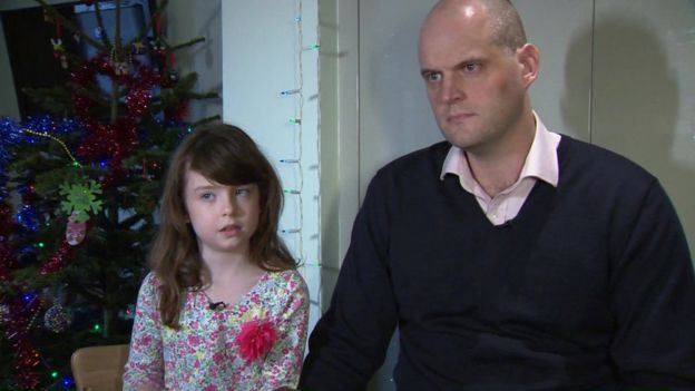 Florence Widdicombe y su padre Ben