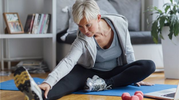 Woman doing exercise