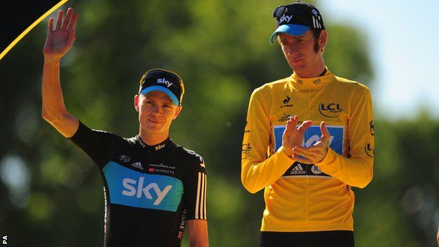 Chris Froome and Sir Bradley Wiggins
