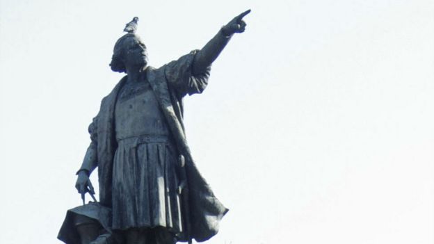 Estatua de Colón en Santo Domingo