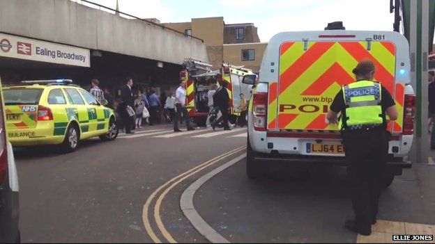 Mother and daughter killed by train at Ealing Broadway - BBC News