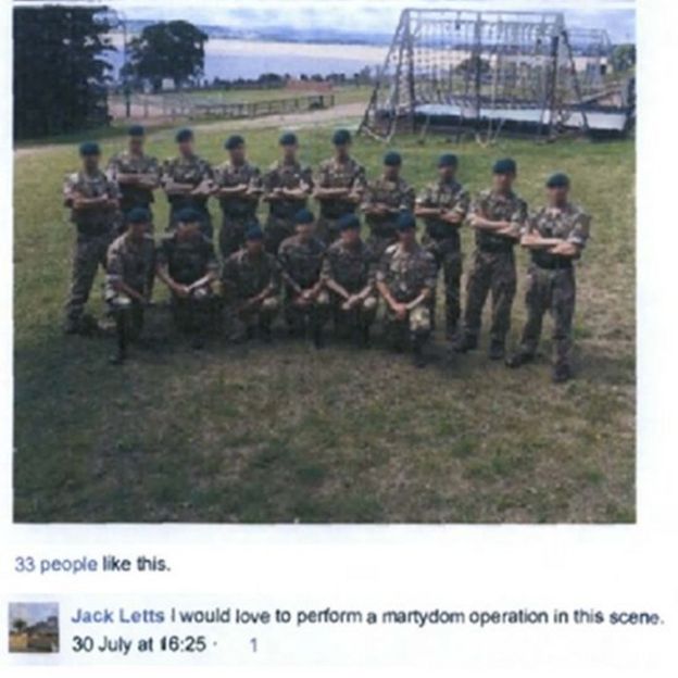 Jack Letts Facebook post