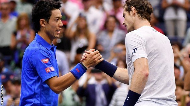 Kei Nishikori and Andy Murray