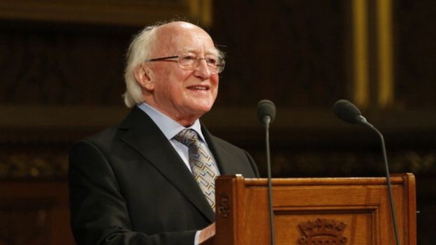 Irish President Michael D Higgins