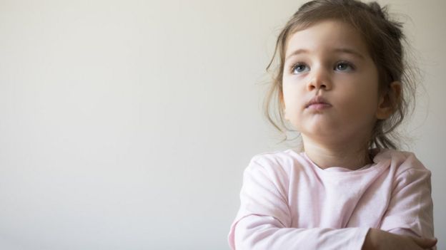 Young child with attitude