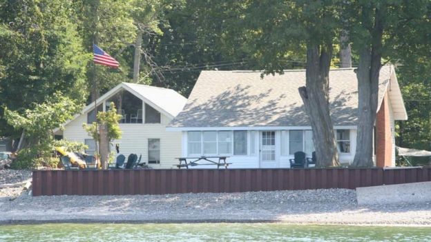 The house at Ramona Beach, on the shore of Lake Ontario, has been used by Maureen's family for 85 years