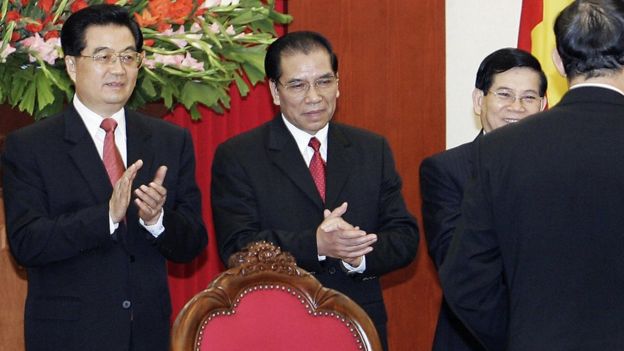 Lãnh đạo Trung - Việt hồi 2006