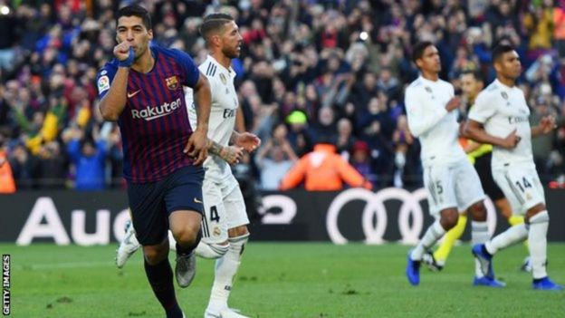 Suarez amefunga mabao tisa dhidi ya Real Madrid