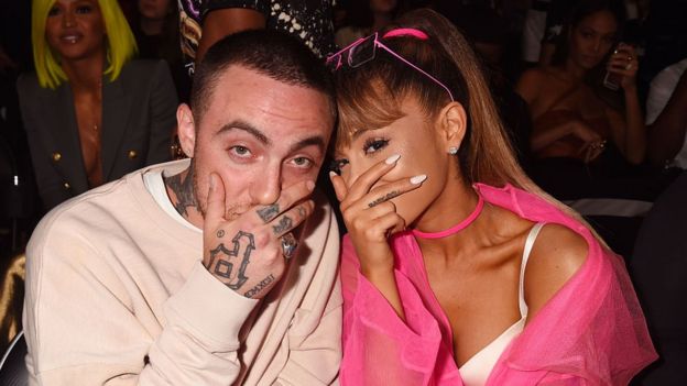 Mac Miller y Ariana Grande.