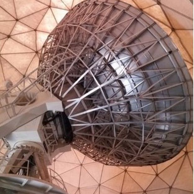 Rádio-observatório localizado em Atibaia, no interior paulista