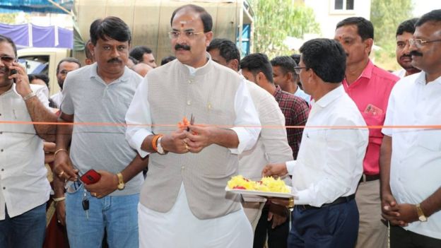 ব্যাঙ্গালোর শহরে মহাদেবপুরার বিধায়ক অরবিন্দ লিম্বাভালি