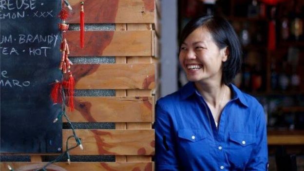 Bà Uyên Nguyễn đến Mỹ ở tuổi 11. Bà là chủ nhân của nhà hàng Nue tại Seattle.