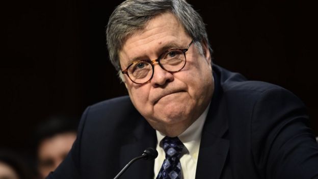 Ông William Barr trước khi được ông Trump bổ nhiệm làm Bộ trưởng Tư pháp đã nói rằng cuộc điều tra Mueller về ngăn cản công lý là không có căn bản về mặt pháp lý