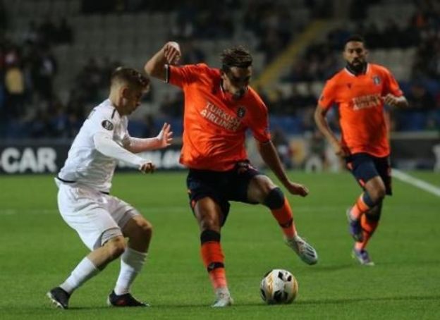 Başakşehir-Wolfsberger maçından bir kare