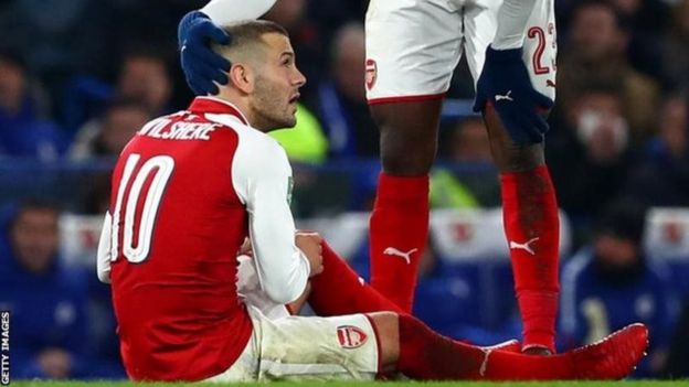 Kiungo wa Arsenal Jack Wilshere