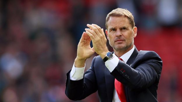 Aliyekuwa kocha wa Crystal Palace Frank de Boer