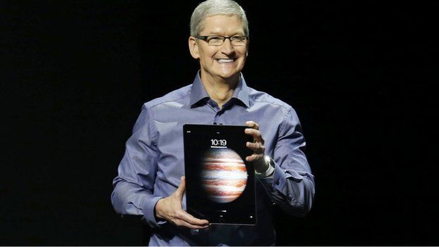 Tim Cook and iPad Pro