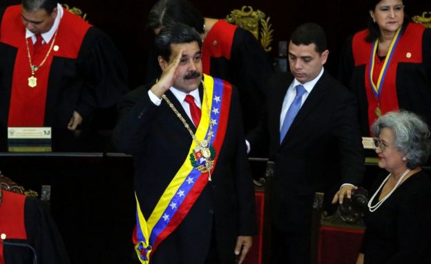 Maduro asumió en enero su segundo mandato presidencial luego de unas elecciones cuestionadas por la oposición venezolana y gran parte de la comunidad internacional. Foto: GETTY IMAGES