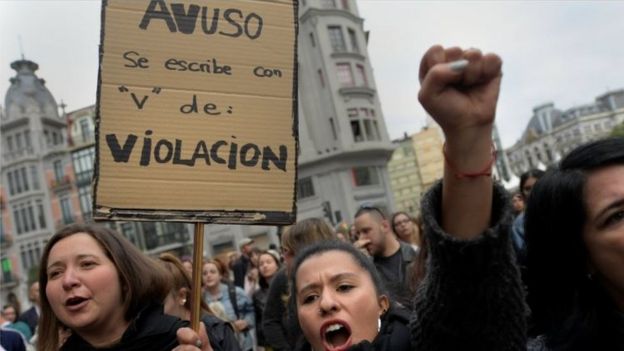 Protesta en Oviedo