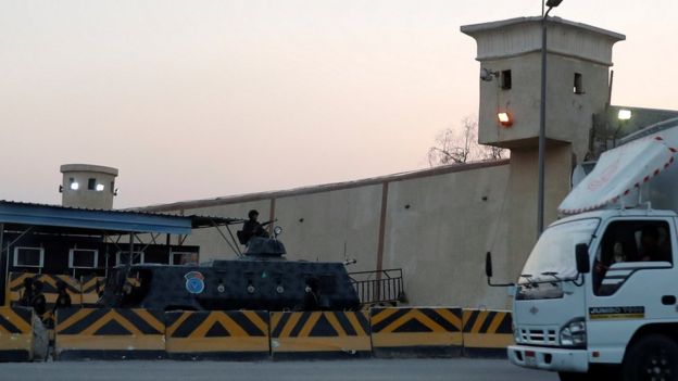 Exterior of Cairo's Tora prison (17 June 2019)