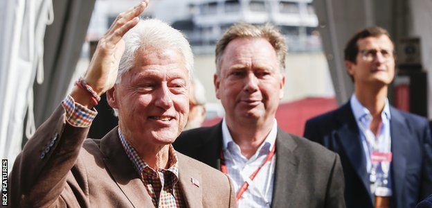 Former president of the United States Bill Clinton